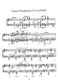 Paraphrase de Ernani de Verdi - Franz Liszt